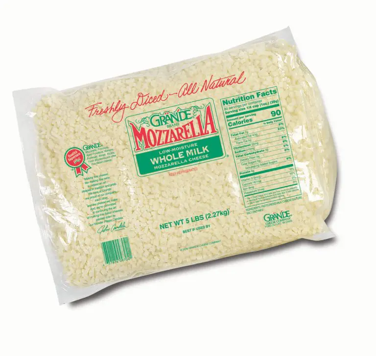 whole milk mozzarella, diced