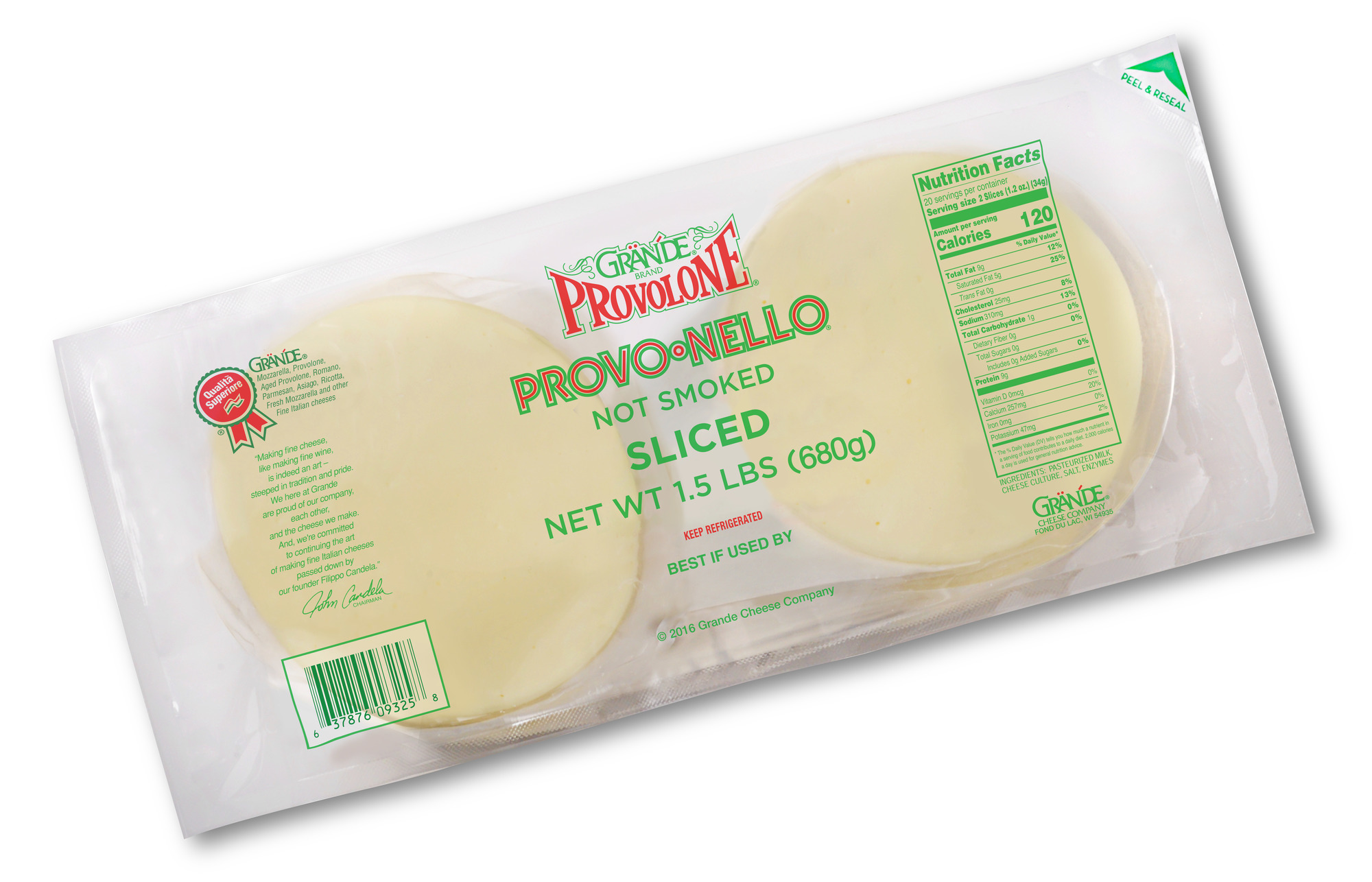 provolone sliced inner