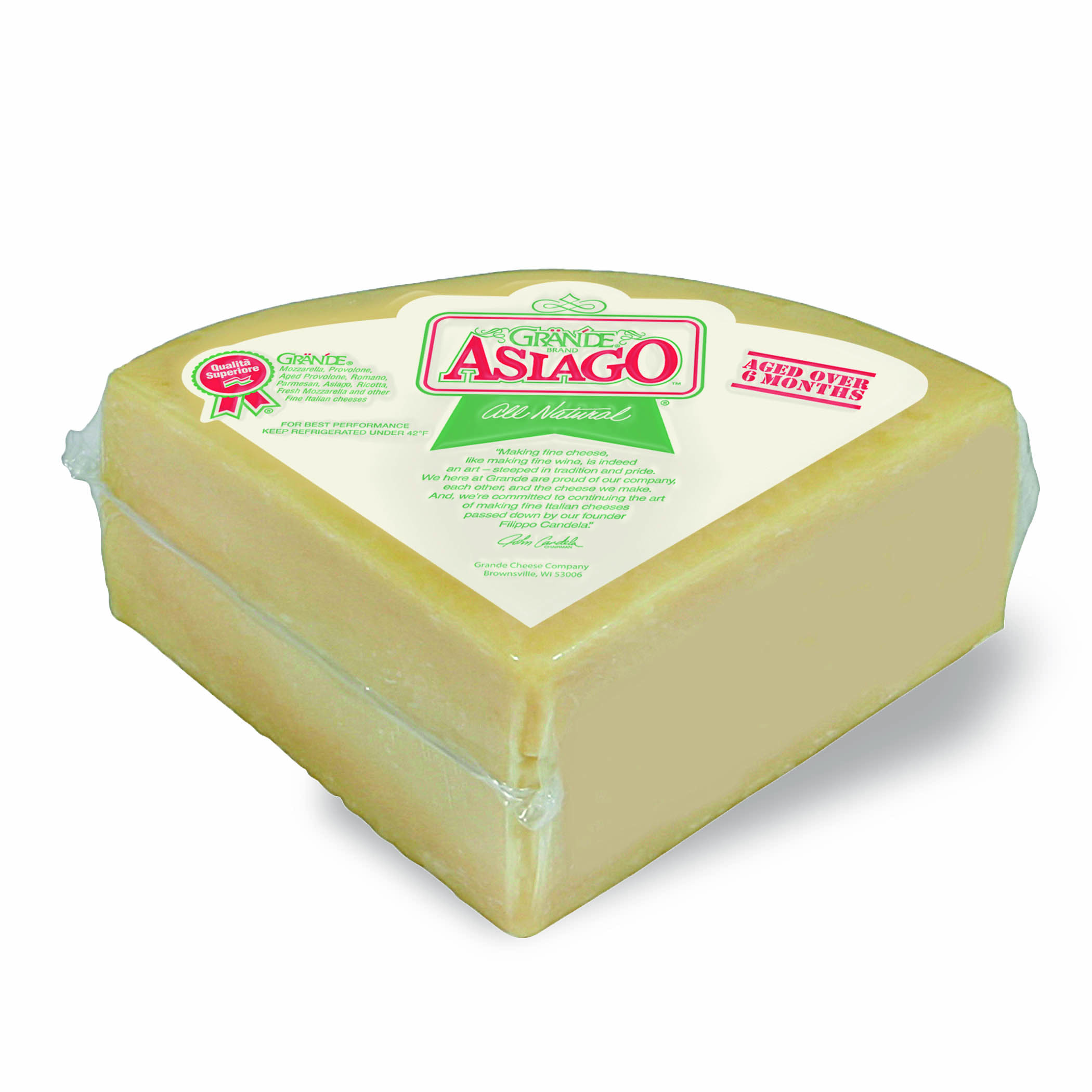 asiago quarter