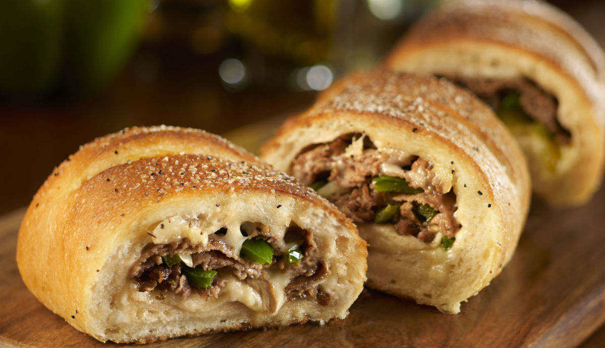 Philly Cheesesteak Stromboli