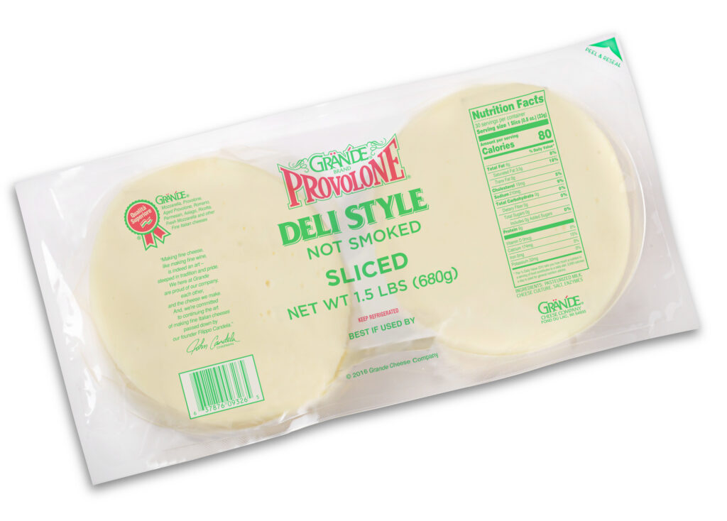00326-Grande Deli-Style Provolone Sliced 1.5lb