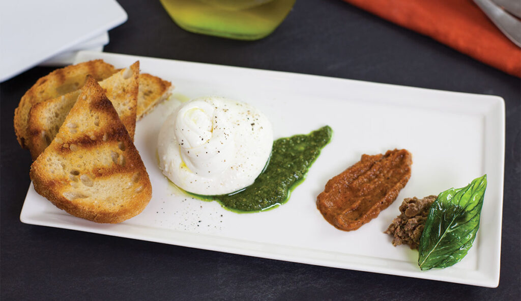 burrata plate