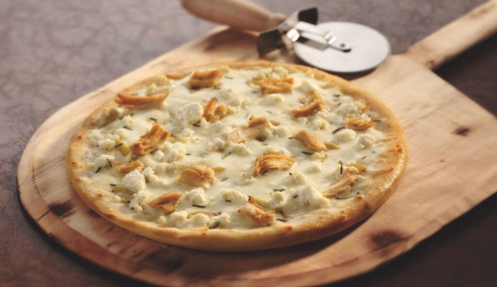 garlic chicken pizza