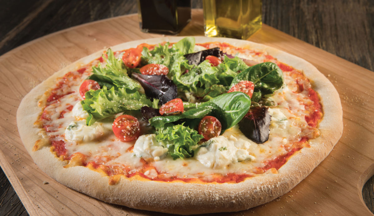 Ricotta & Lettuce Blend Margherita Pizza