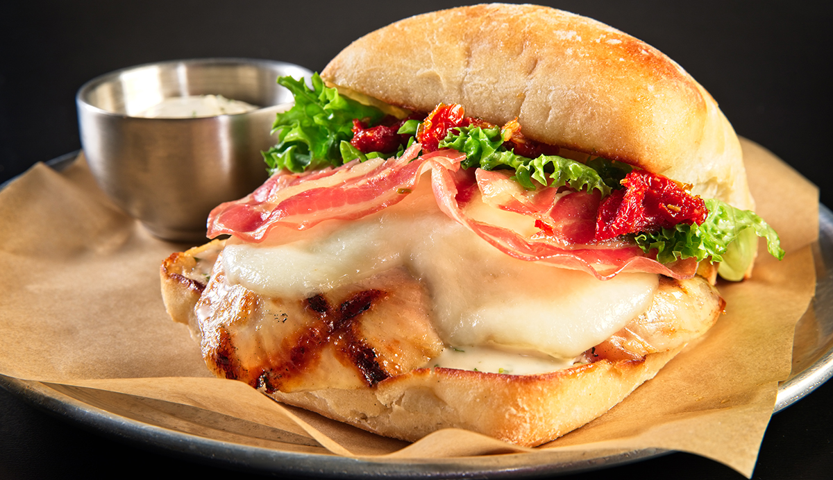 Caesar Chicken Ciabatta Club