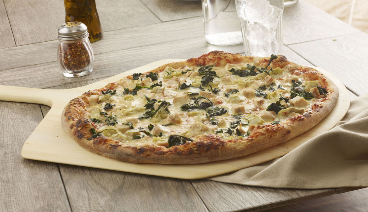 Chicken, Spinach & Artichoke Pizza