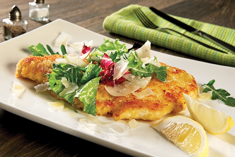 Lemon Parmesan Chicken Milanese