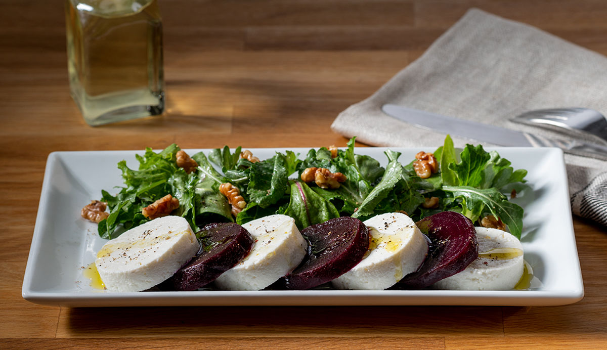 Ricotta, Beet & Walnut Salad