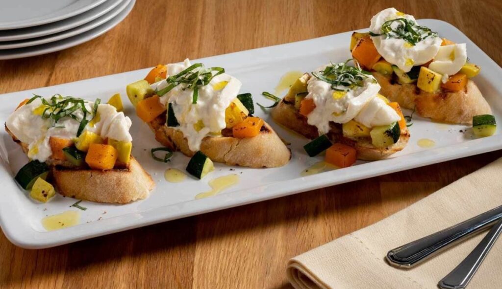 vegetable bruschetta