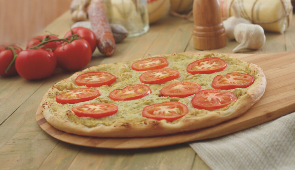 Tomato & Pesto Pizza